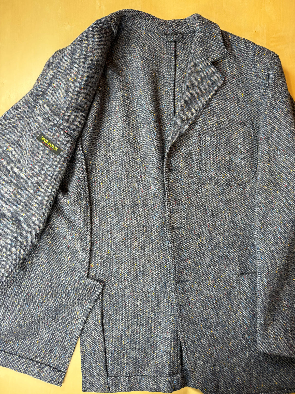 Giacca De Paz donegal tweed sfoderata - tg. 54