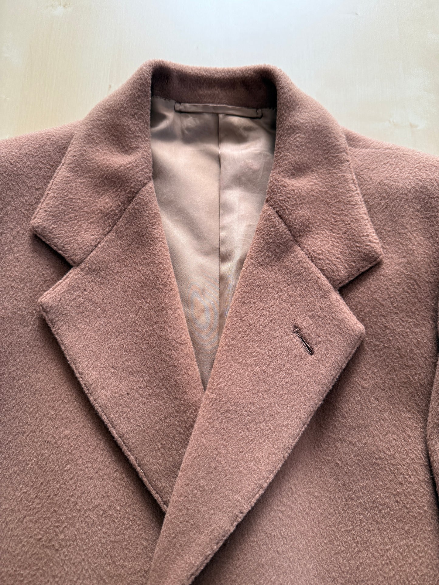 Cappotto cammello sartoriale anni ‘70/‘80 - tg. 48-50