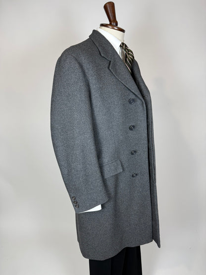 Cappotto sartoriale grigio anni '60 - tg. 46-48