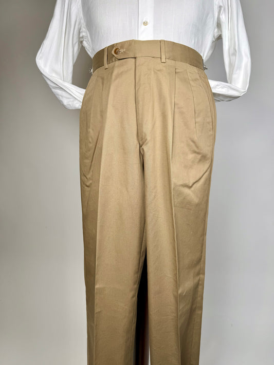 Pantaloni in cotone beige (NOS) - tg. 46