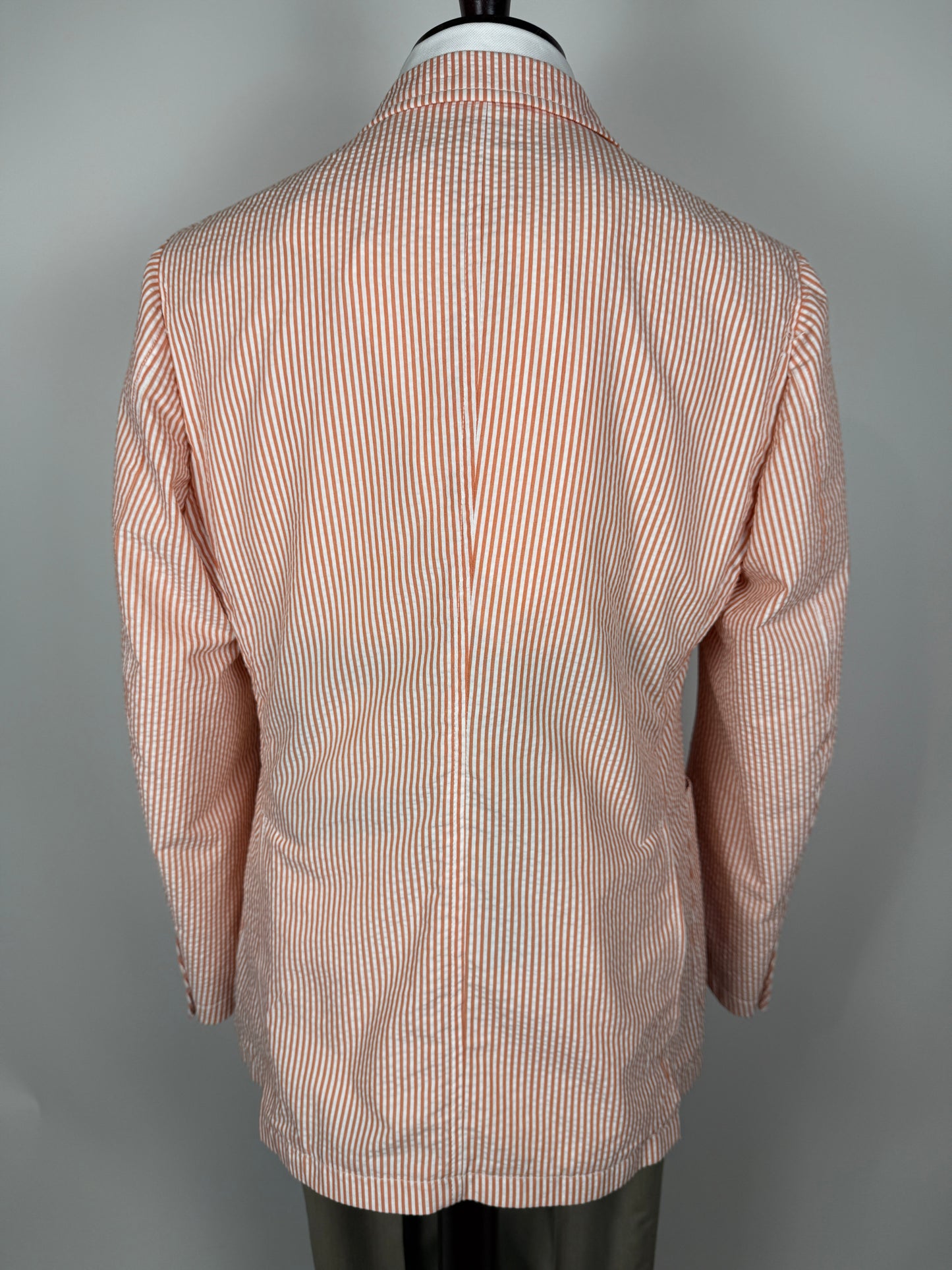 Giacca Tagliatore in seersucker rosso - tg. 50