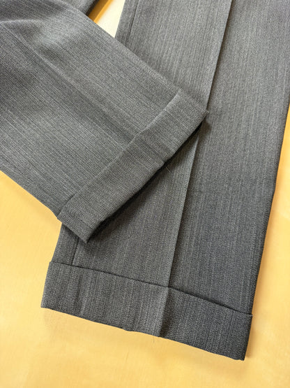 Pantaloni fresco lana grigio anni '80 (NOS) - tg. 46