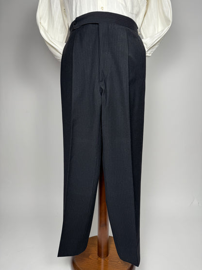 Completo sartoriale anni ‘50/‘60 monopetto revers a lancia - tg. 50 corta