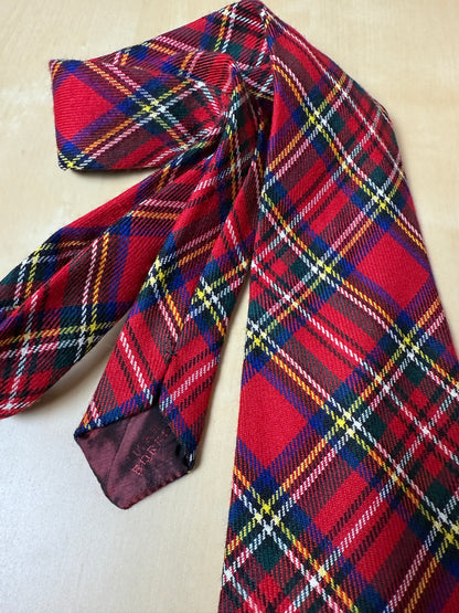 Cravatta in lana tartan Royal Stewart