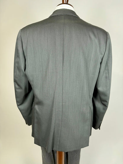 Giacca Yves Saint Laurent anni ‘80 verde petrolio - tg. 52/54