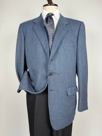 Giacca Burberrys in lana e cashmere blu - tg. 52