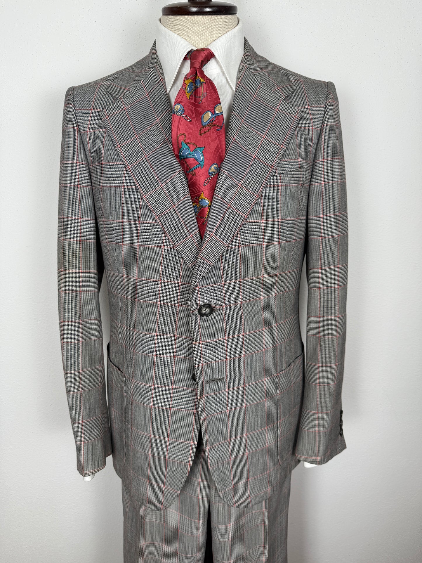 Completo anni '70 principe di Galles pettinato - tg. 50