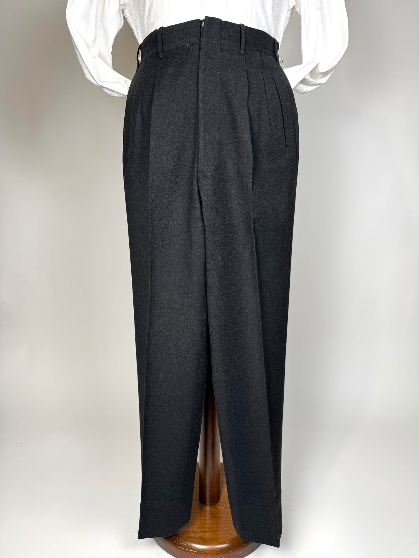 Completo anni ‘50/‘60 flanella antracite - tg. 46