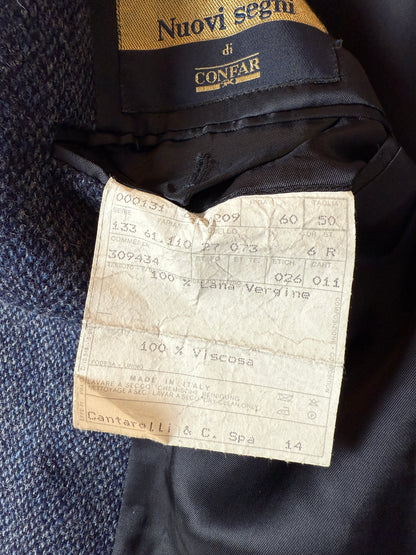 Giacca anni ‘90 in tweed blu - tg. 50