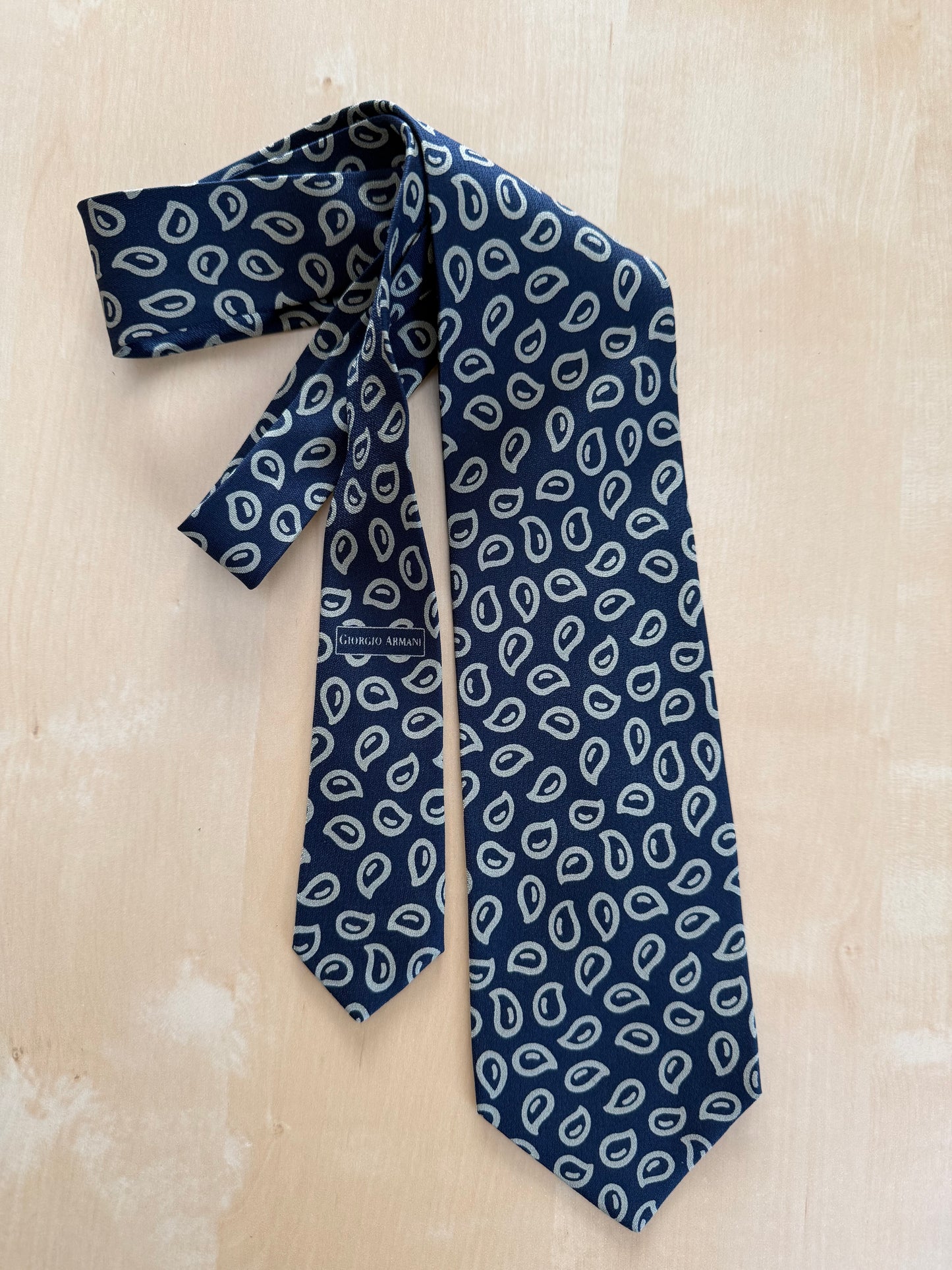 Cravatta Giorgio Armani vintage paisley