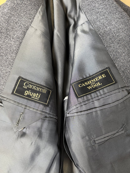 Giacca Cantarelli grigio medio in lana e cashmere - tg. 50