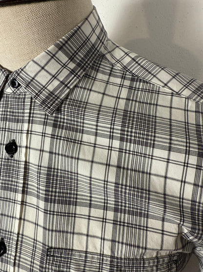 Camicia Gucci quadri glen check - S/M, collo 39