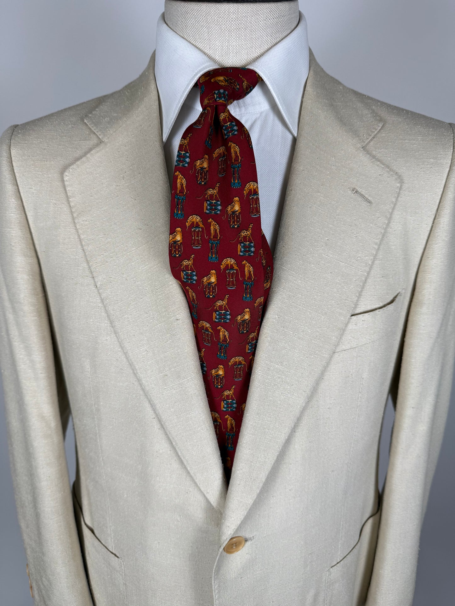 Giacca Lanvin anni '70/'80 in pura seta avorio - tg. 48