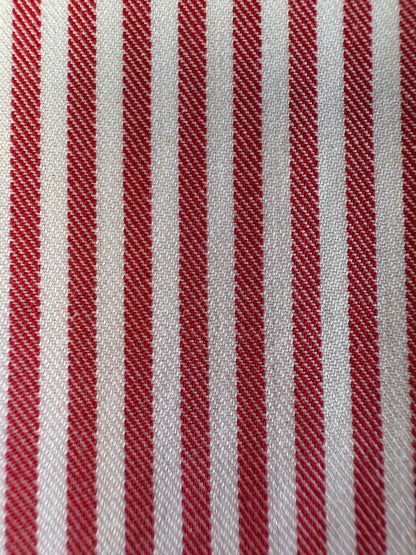 Camicia anni ‘70 rossa a righe - M collo 42