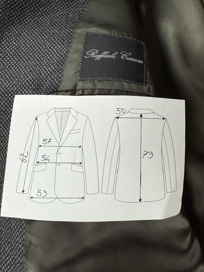 Giacca Caruso tessuto Zegna flanella occhio di pernice - tg. 52