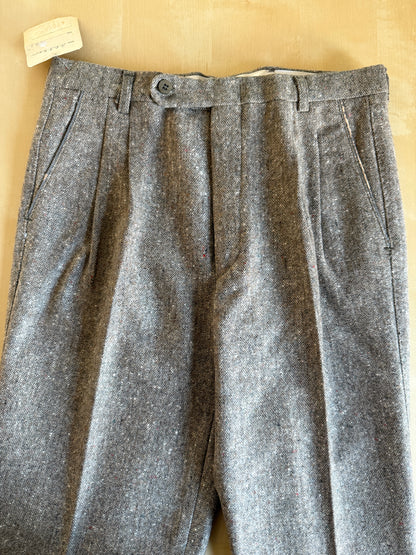 Pantaloni anni ‘70 donegal tweed (NOS) - tg. 44