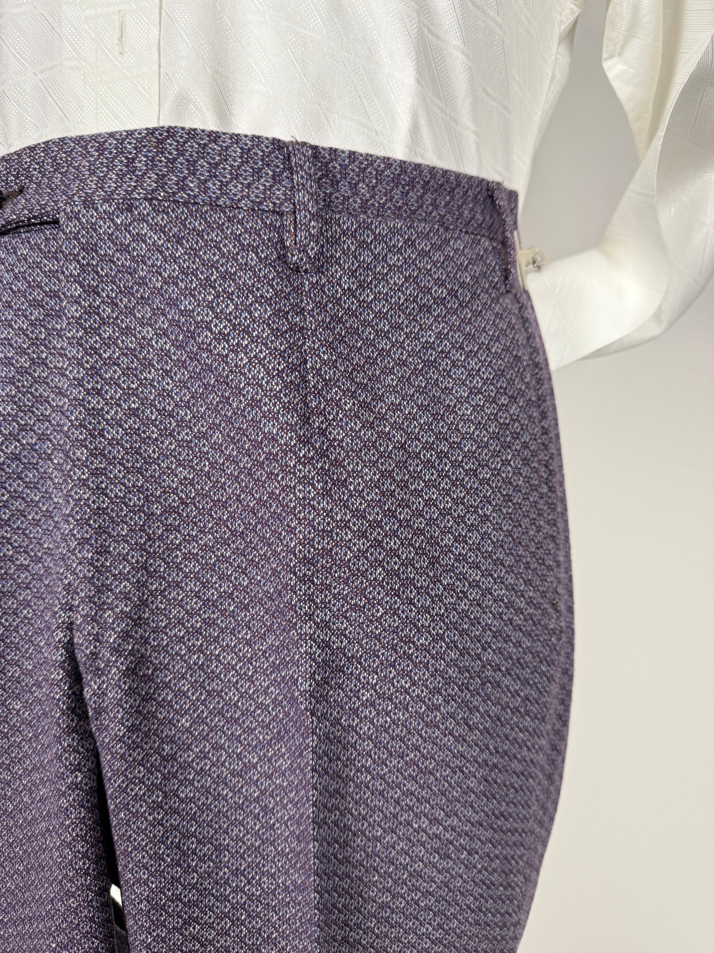 Completo anni ‘70 viola optical - tg. 44