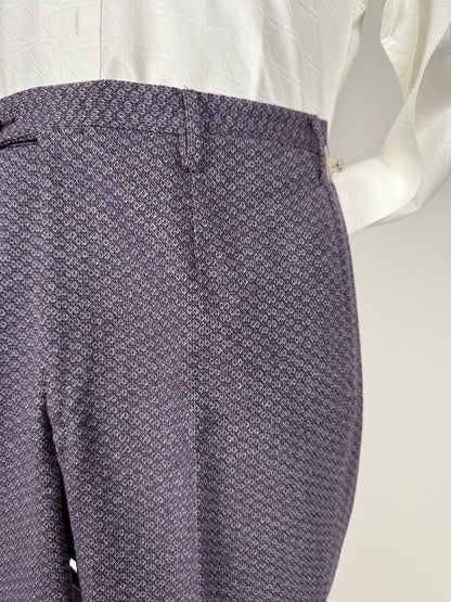 Completo anni ‘70 viola optical - tg. 44