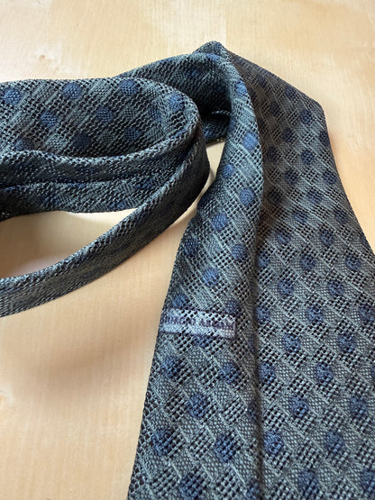 Cravatta Armani anni '80 seta traforata