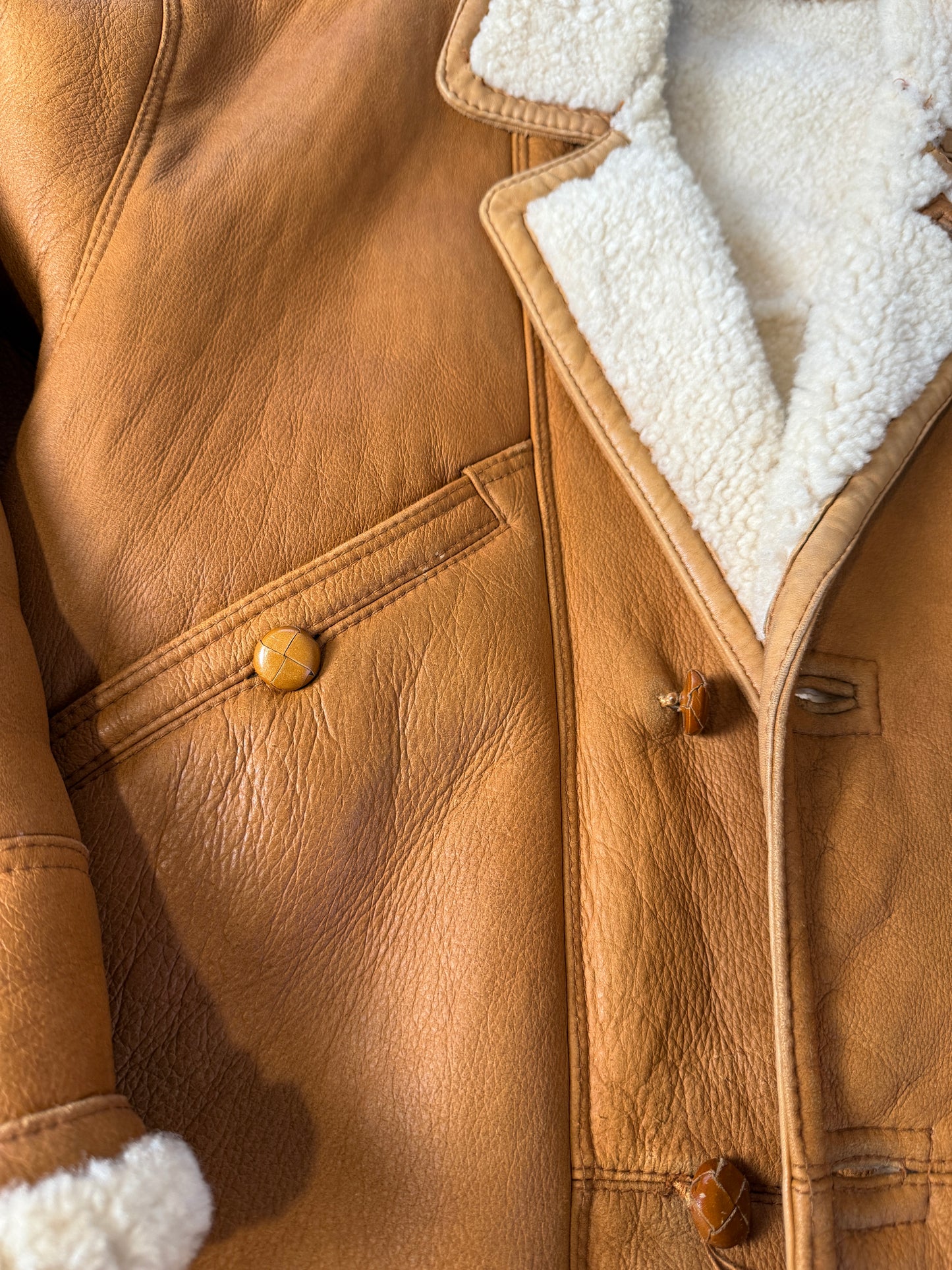 Montone shearling anni ‘70/‘80 - tg. L (50-52)