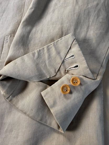 Completo sartoriale A. Graneri lino beige - tg. 60/62