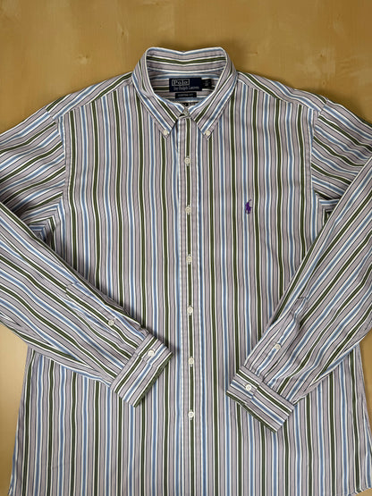 Camicia Ralph Lauren righe - XL collo 43