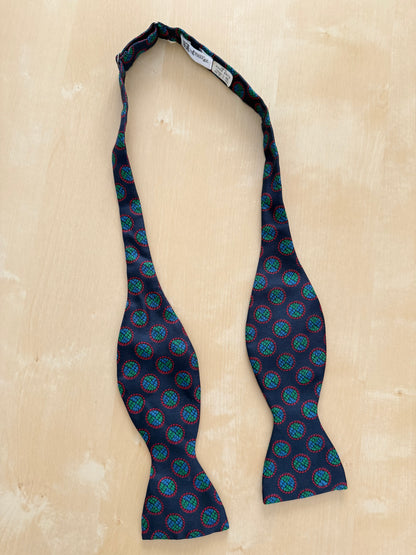 Papillon vintage navy medaglioni