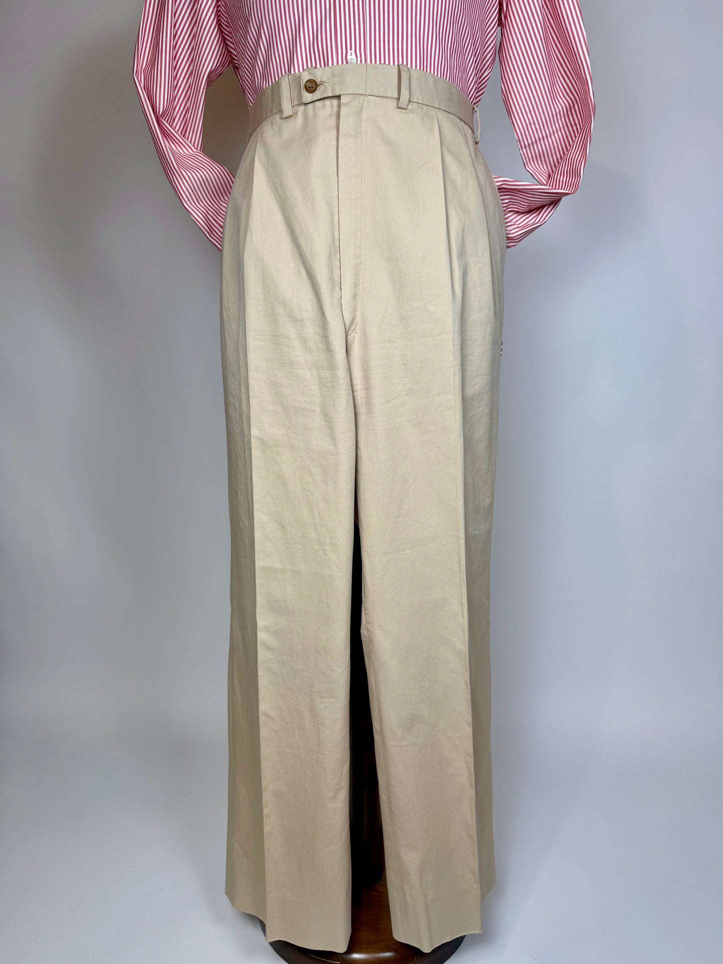Pantaloni sartoriali cotone chino - tg. 60/62