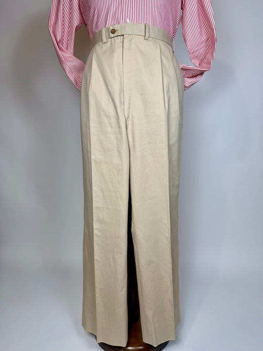 Pantaloni sartoriali cotone chino - tg. 60/62