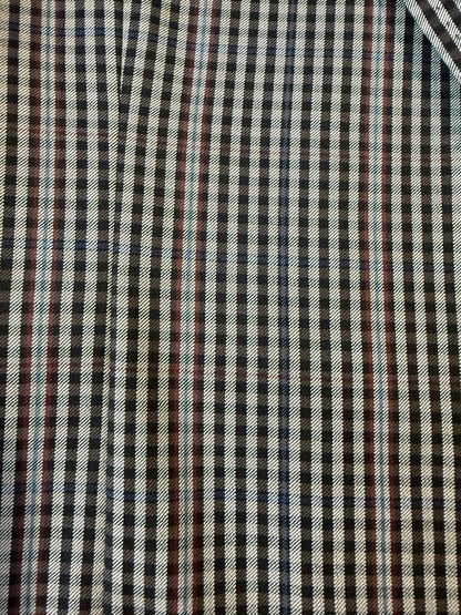 Giacca sartoriale in flanella pettinata check - tg. 50/52