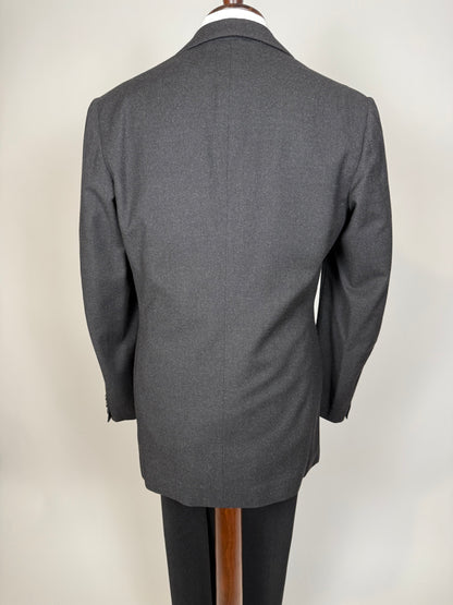 Completo anni ‘50/‘60 flanella antracite - tg. 46