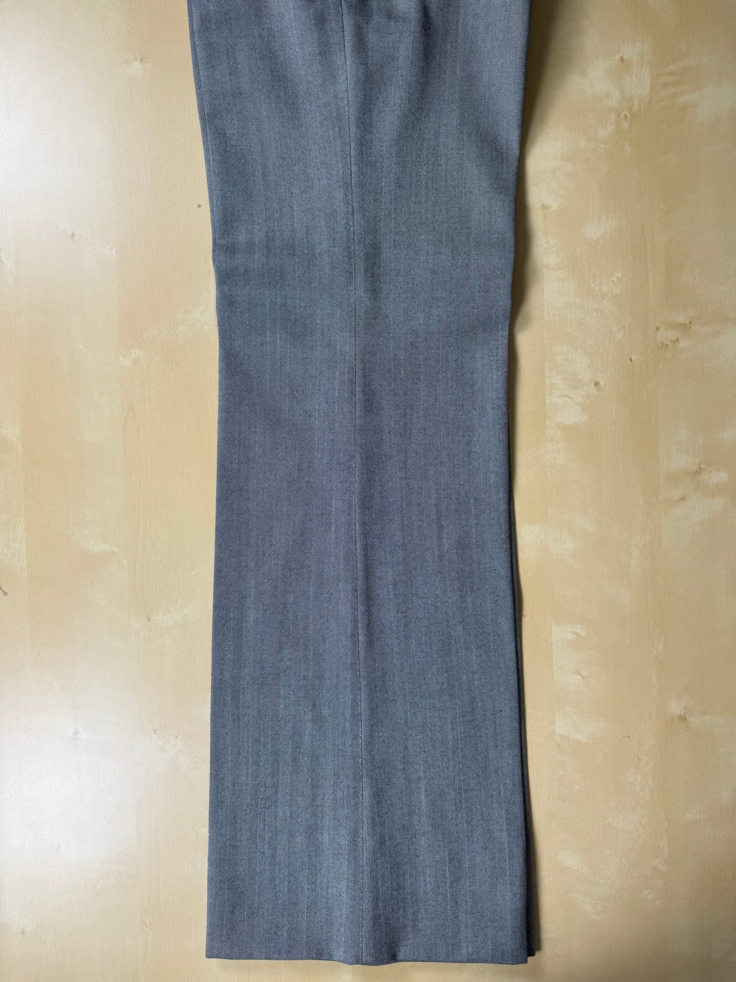 Completo 3 pezzi anni '70 herrigbone grigio - tg. 44