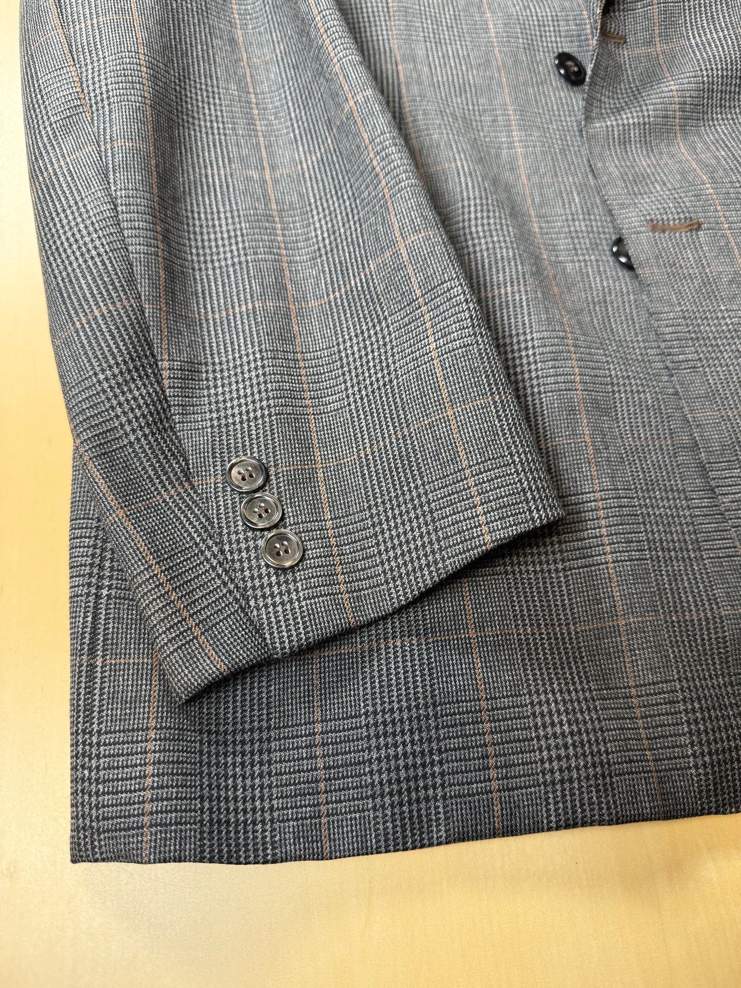 Giacca doppiopetto sartoriale anni ‘60 principe di Galles - tg. 58/60