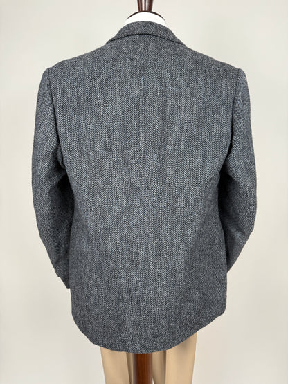 Giacca sartoriale Prandoni Milano in Harris Tweed - tg. 52, drop basso