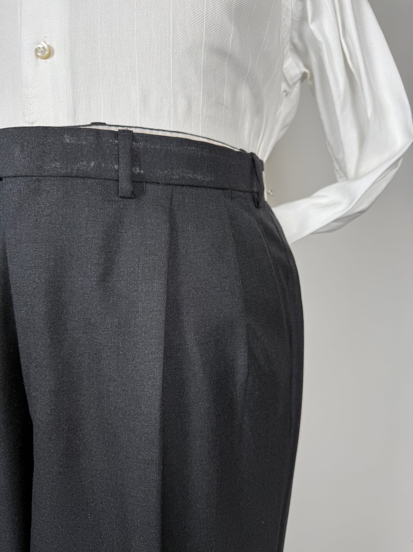 Completo Brioni flanella pettinata antracite - tg. 52