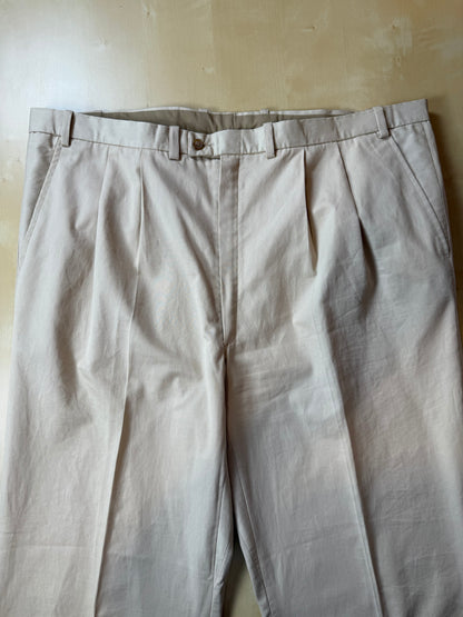 Pantaloni sartoriali cotone chino - tg. 60/62