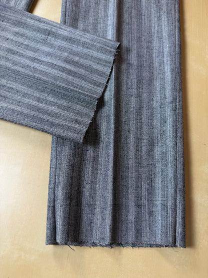 Pantaloni anni '80 grigio chiaro misto lana viscosa e seta (NOS) - tg. 50