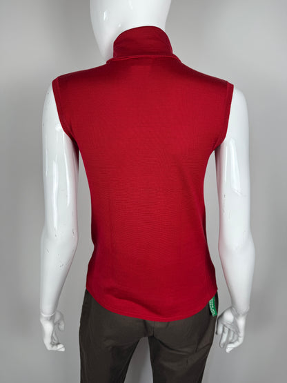 Maglia dolcevita smanicata in pura seta La Perla Malizia - tg. M