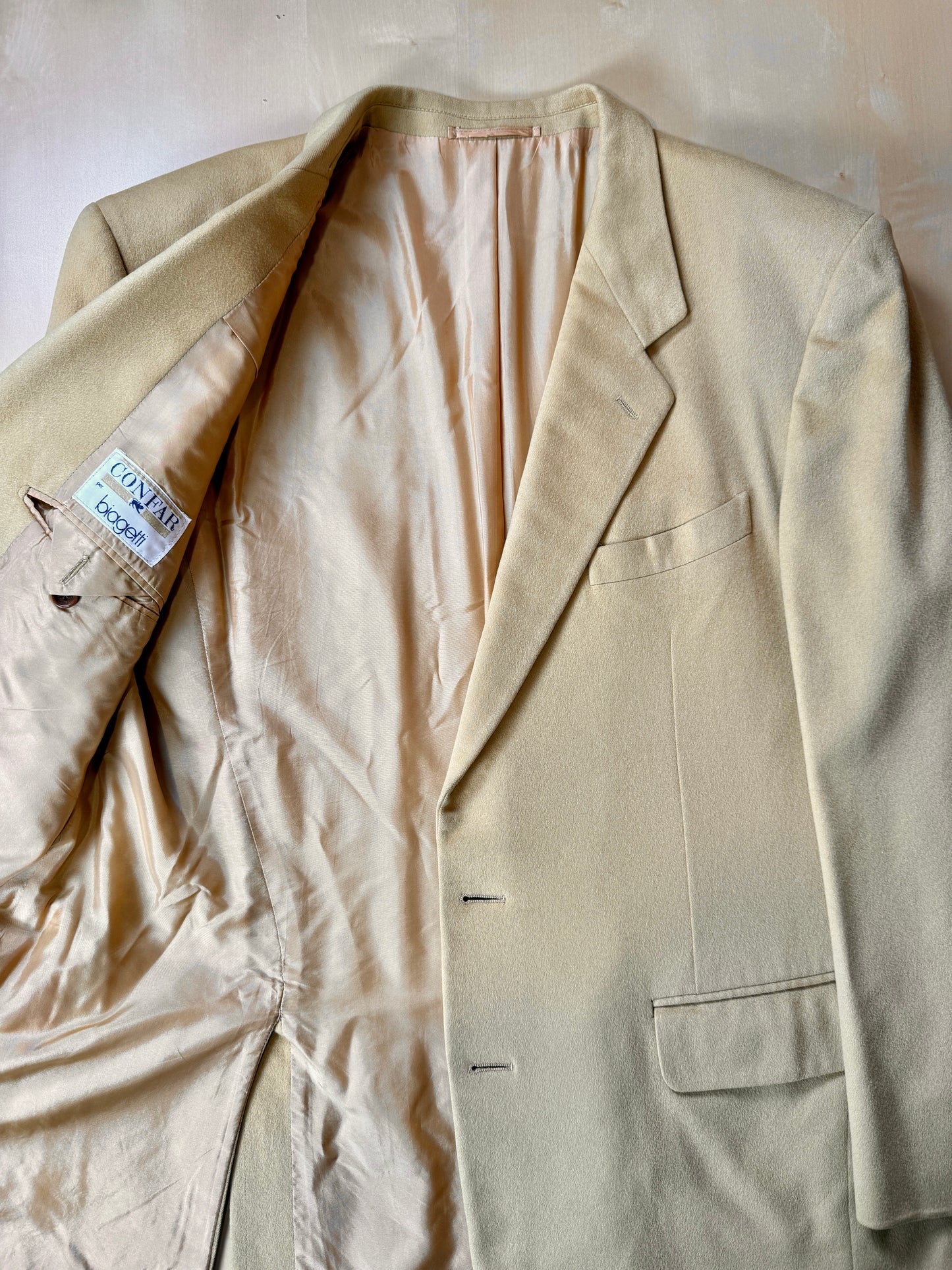 Giacca anni ‘80 100% cashmere tess. Loro Piana - tg. 54