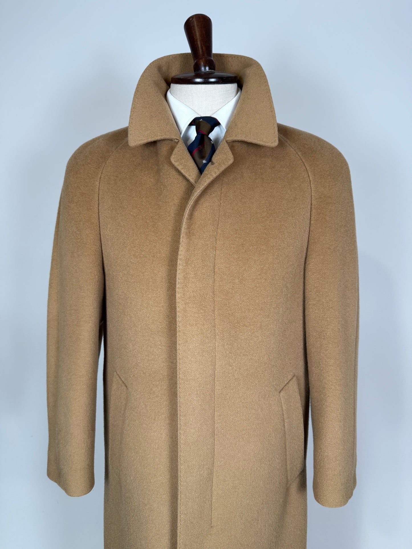 Cappotto raglan anni ‘80 lana e cammello - tg. 46-48