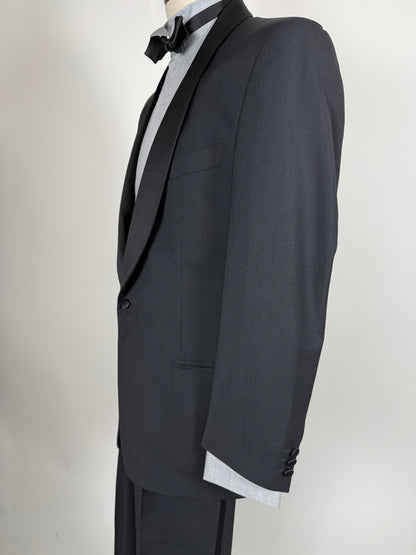 Smoking Ermenegildo Zegna in fresco lana anni ‘80/‘90 - tg. 48 drop 7