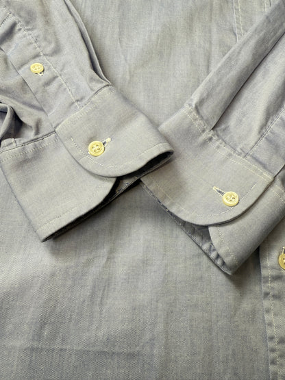Camicia Burberrys anni ‘90 azzurra in Oxford leggero - tg. L collo 41
