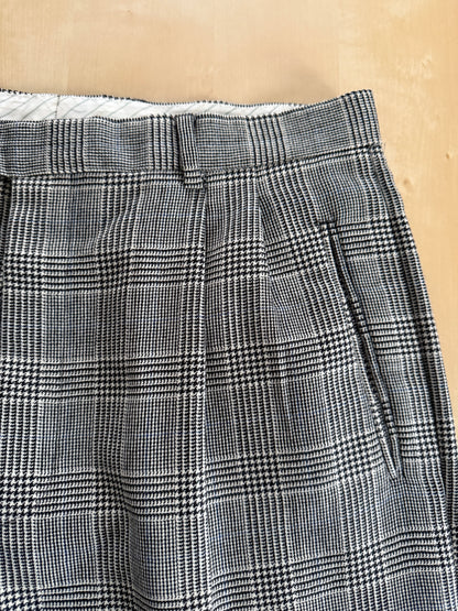 Pantaloni anni ‘80 flanella principe di Galles - tg. 52