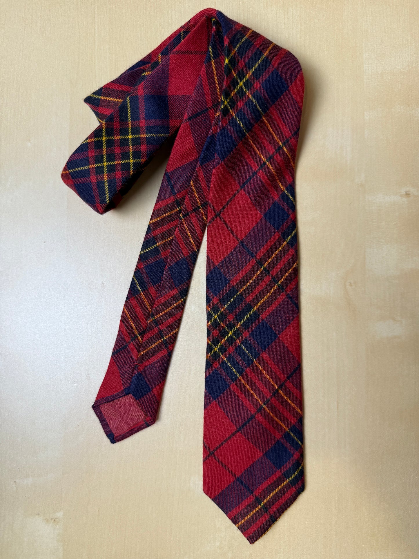 Cravatta in Viyella originale William Hollins tartan