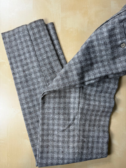 Pantaloni anni ‘70/‘80 tweed a quadri (NOS) - tg. 46