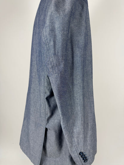 Giacca estiva De Paz in cotone chambray - tg. 58