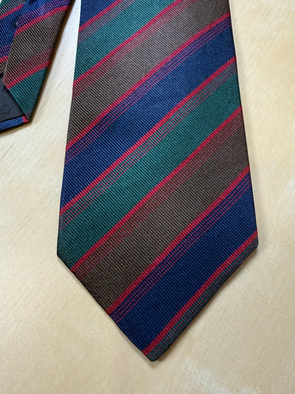 Cravatta Fendi regimental vintage