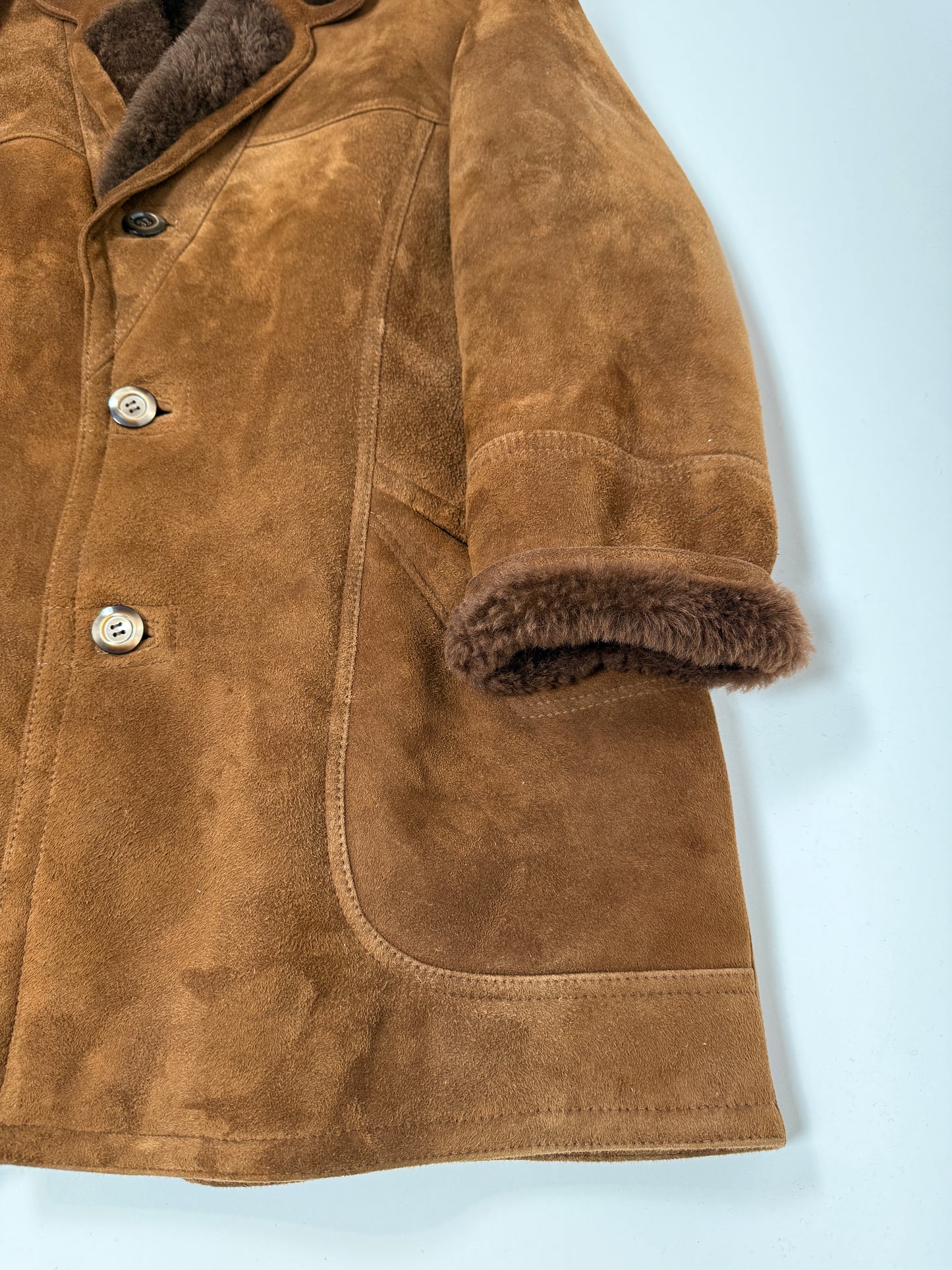 Shearling marrone anni ‘70 - tg. 50-52 (L)