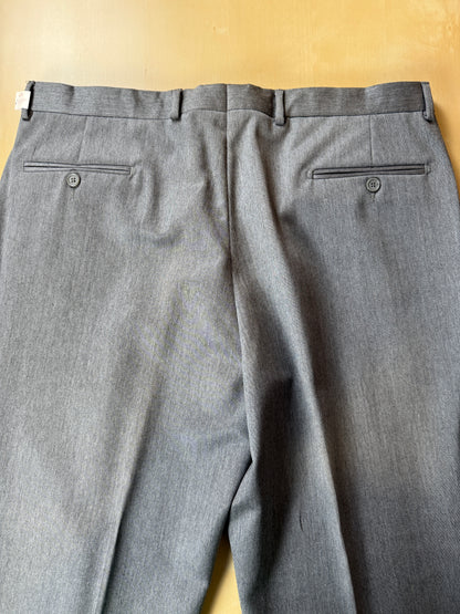 Pantaloni anni ‘90 flanella pettinata grigio chiaro (NOS) - tg. 52/54
