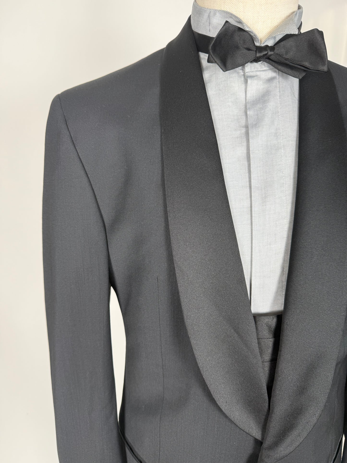 Smoking Ermenegildo Zegna in fresco lana anni ‘80/‘90 - tg. 48 drop 7